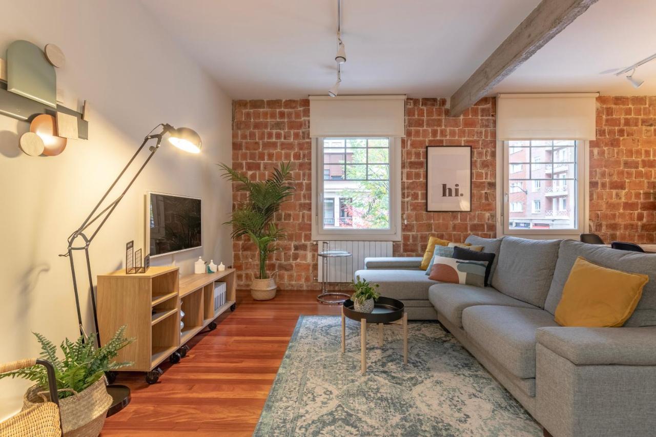 Gran Apartamento Con Estilo En El Centro De Bilbao Buitenkant foto